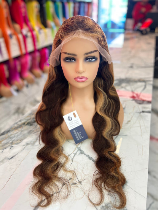 Body Wave Frontal Lace Wig (Highlight)