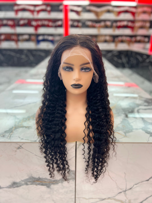 Pineapple Curl Frontal Lace Wig (Natural)
