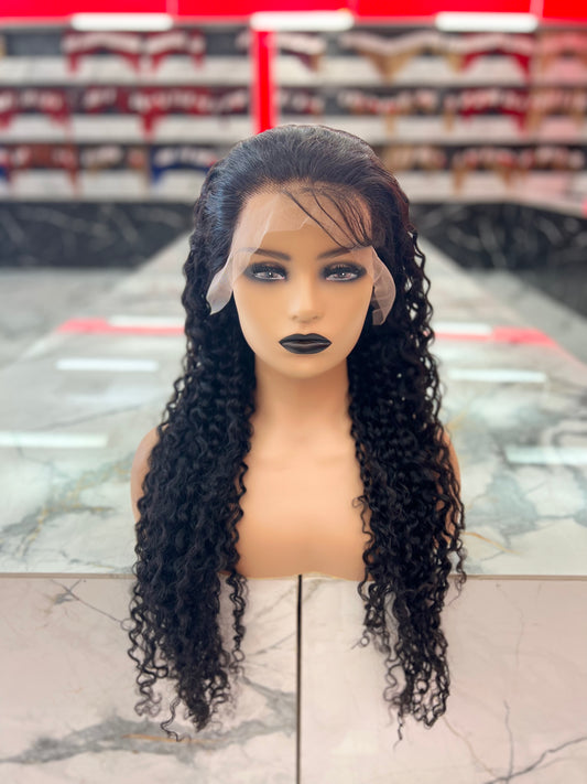 Bohemian Curl Frontal Lace Wig (Natural)