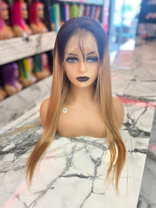 Cambodian Frontal Lace Wig (1B/27)
